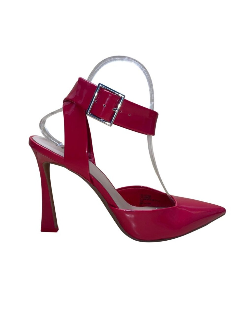 I.N.C. Women’s Red Man-Made Adjustable Strap Pointed Toe Ozanna Heels Size 8.5M